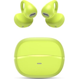 Casque Bluetooth SPC Boost Clip avec étui de chargement/Autonomie 6 h/Vert citron