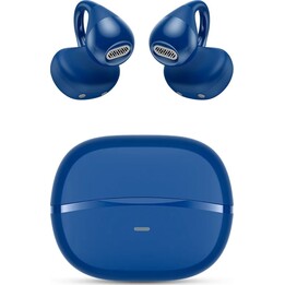 Fones de ouvido Bluetooth SPC Boost Clip com estojo de carregamento/bateria com duração de 6 horas/azul