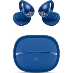 Fones de ouvido Bluetooth SPC Boost Clip com estojo de carregamento/bateria com duração de 6 horas/azul