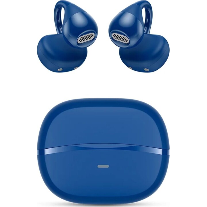 Auriculares Bluetooth SPC Boost Clip con estuche de carga/ Autonomía 6h/ Azules