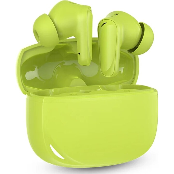 SPC Boost Buds Bluetooth-Kopfhörer mit Ladeetui / 7,5 Stunden Akkulaufzeit / Limettengrün