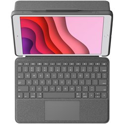 Logitech Combo Touch iPad 10.2 7/8/9th Gen QWERTY (IT) - Grey