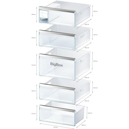 Bosch Series 6 GSN54AWDV 328L Freezer White Freestanding