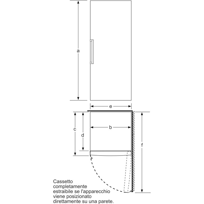 Bosch Series 6 GSN54AWDV 328L Freezer White Freestanding