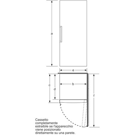 Bosch Serie 6 GSN54AWDV 328L Weißer freistehender Gefrierschrank