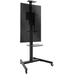 TooQ FS1184M-B Tilting Floor Stand with Wheels for 35-70&39 TVs/up to 70kg