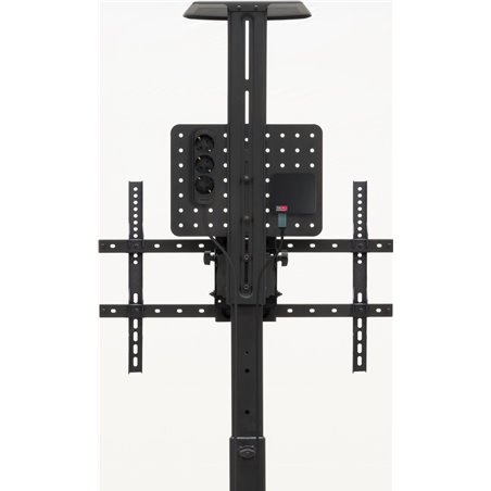 TooQ FS1184M-B Tilting Floor Stand with Wheels for 35-70&39 TVs/up to 70kg