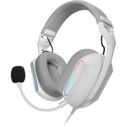 Mars Gaming MH-PRO Gaming Headset with Microphone/ 3.5 Jack/ USB/ White