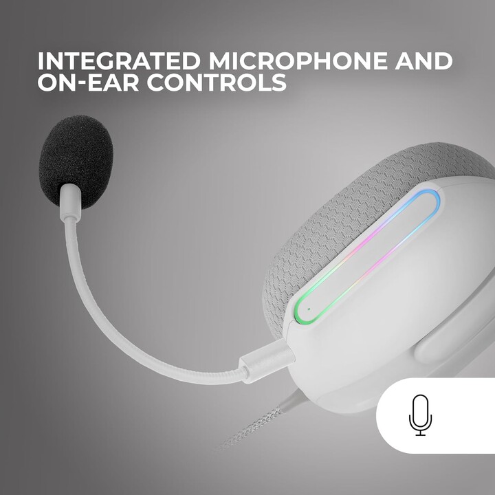 Auriculares Gaming con Micrófono Mars Gaming MH-PRO/ Jack 3.5/ USB/ Blancos