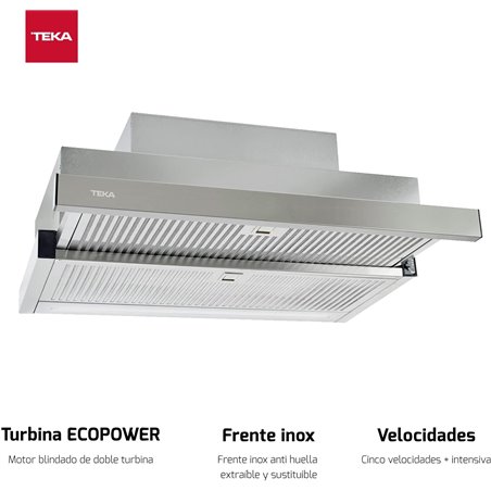 Campana Extractora Teka CNL 6815 PLUS Semintegrada Plata