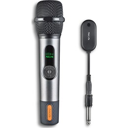 Handmikrofon ngs singer star wireless + Empfänger schwarz/grau