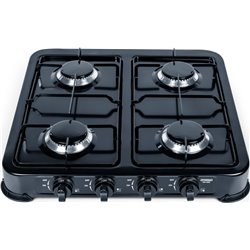 Promis KG400C Gas Cooker 4 Zonas Black