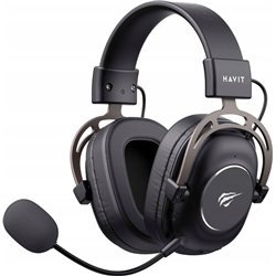 Havit H2002YG - Auriculares 2.4G para juegos (negro, ocre)