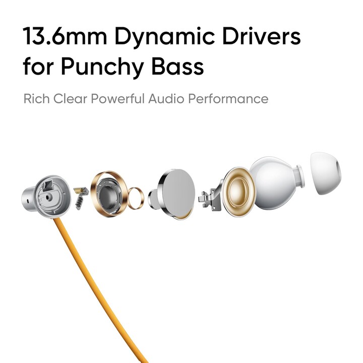 Realme Buds Wireless 5 ANC, Bluetooth -Kopfhörer, 50 dB, ANC, 360 ° Räumlicher Audio, 45 ms, 38 Stunden, Schwarz