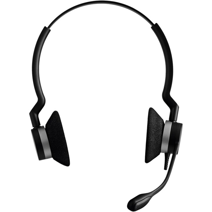Fone de ouvido com fio Jabra Biz 2300 QD Duo para escritório/call center Bluetooth, preto