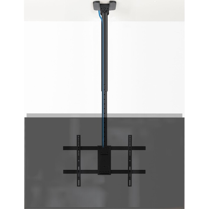 Tooq Soporte de Techo para 2 Pantallas 43"-86", Negro, carga máxima 50 kg por pantalla