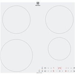 Electrolux induction hob lir60430bw 60cm 4 zones blanc