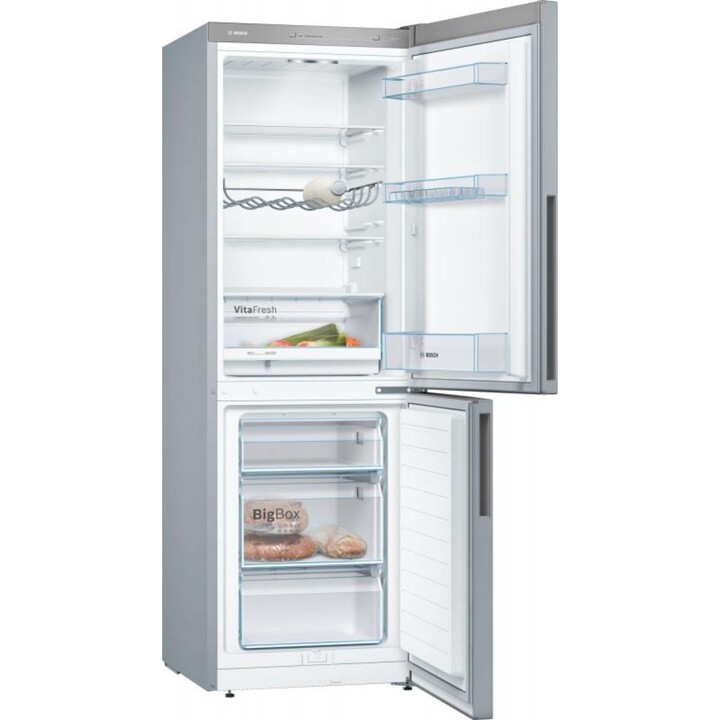 Frigorífico Bosch Serie 4 KGV33VLEA independiente con congelador 289 L Clase E Plata