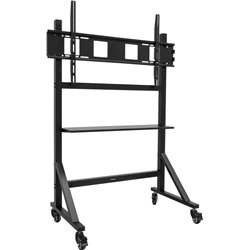 TooQ FS20105M-B Adjustable Floor Stand with Wheels for 60-105&39 TVs/up to 120kg