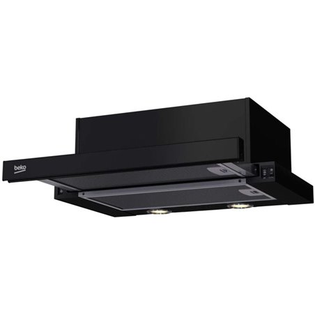 Beko CTB6250B campana 420 m³/h Semintegrada (extraíble) Negro