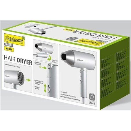 2100W Maestro Mr-213 Hair Dryer
