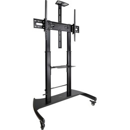 TooQ FS20404HM-B Tilting/Leveling Stand with Wheels for TVs from 60-100/ up to 100kg