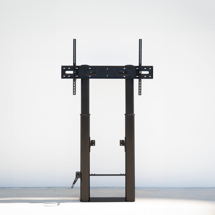 Tooq Soporte de Suelo/Pared Fijo con Regulación de Altura para Pantallas 55"-100", Negro