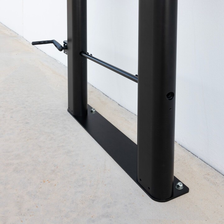 Tooq Soporte de Suelo/Pared Fijo con Regulación de Altura para Pantallas 55"-100", Negro