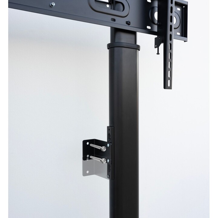 Tooq Soporte de Suelo/Pared Fijo con Regulación de Altura para Pantallas 55"-100", Negro