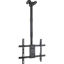 TooQ LPCE1175TSLI-B Support de plafond rotatif/inclinable/nivelant pour téléviseurs de 32 à 75 /jusqu à 60 kg