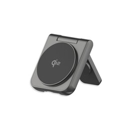 Twist 2-in-1, kabelloses Qi2-Ladepad für iPhone (15W) & AppleWatch (2,5W), Qi2-zertifiziert, magnetische Ladepads mit Standf