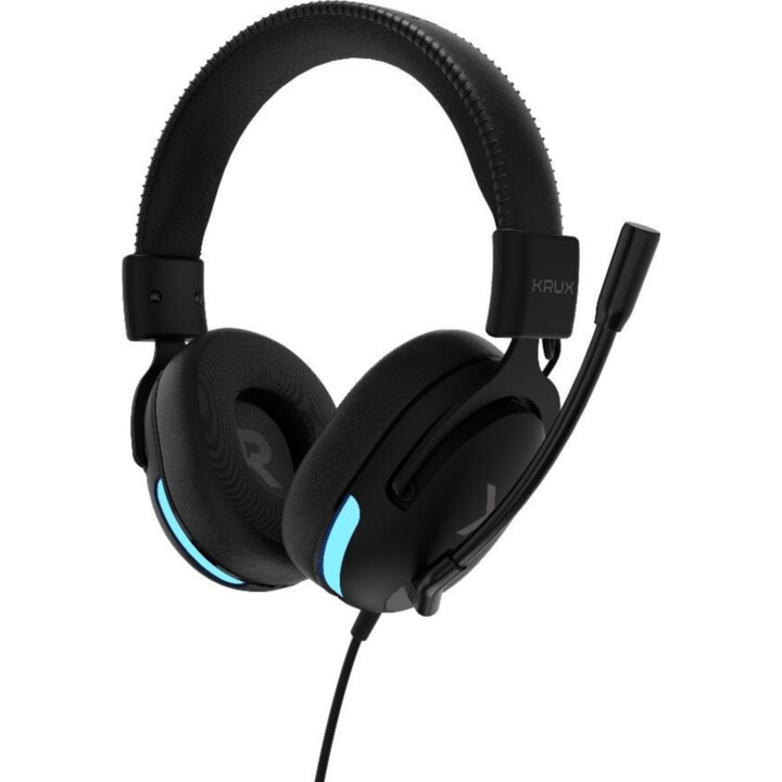 Cuffie wireless Krux Crave RGB nere