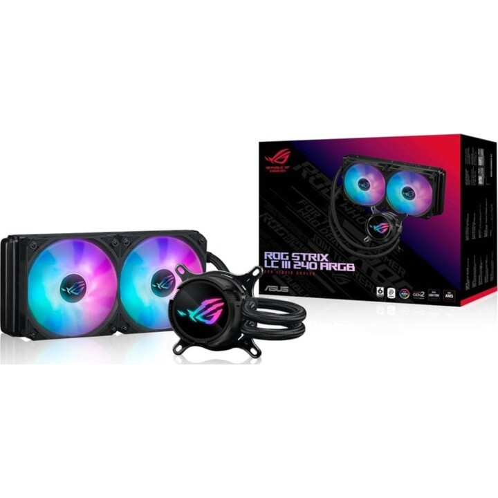 Sistema de refrigeração ASUS ROG STRIX LC III 240 ARGB