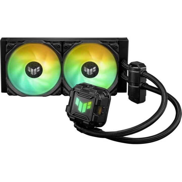 Asus kit de refrigeración líquida 240mm, TUF gaming lc II 240 ARGB, negro