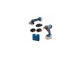 BOSCH. KIT COMBO 18V (GDX 180-LI + GWS 180) 2x4.0Ah %%%