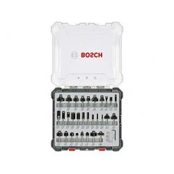 BOSCH MILLING CUTTER SET 30pcs. 8mm HANDLE