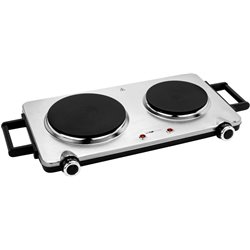 Cocina Portátil  Clatronic DKP 3668 2 zonas Plata