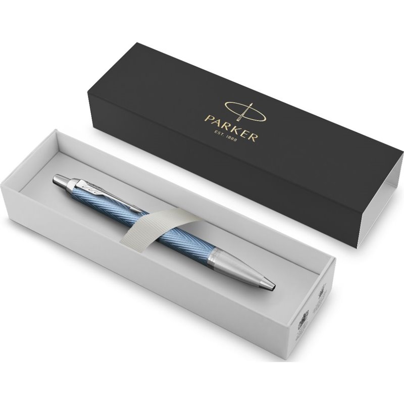 Parker IM Premium Blue Push-button retractable ballpoint pen Medium 1 pc(s)