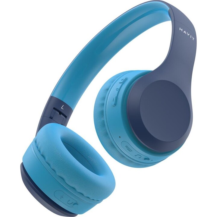 Havit H626BT - Cuffie Bluetooth wireless per bambini (blu)