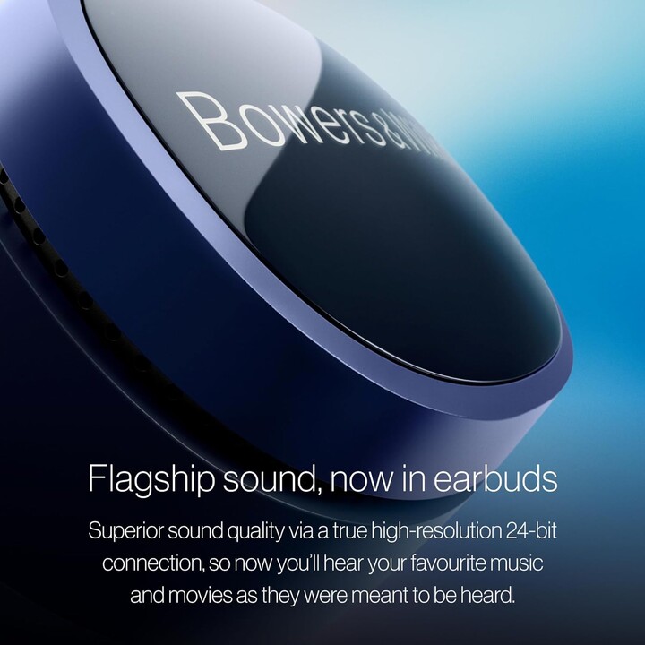 Bowers & Wilkins Pi8 True Wireless Stereo (tws) In-Ear Headphones Bluetooth Calls/Music Blue