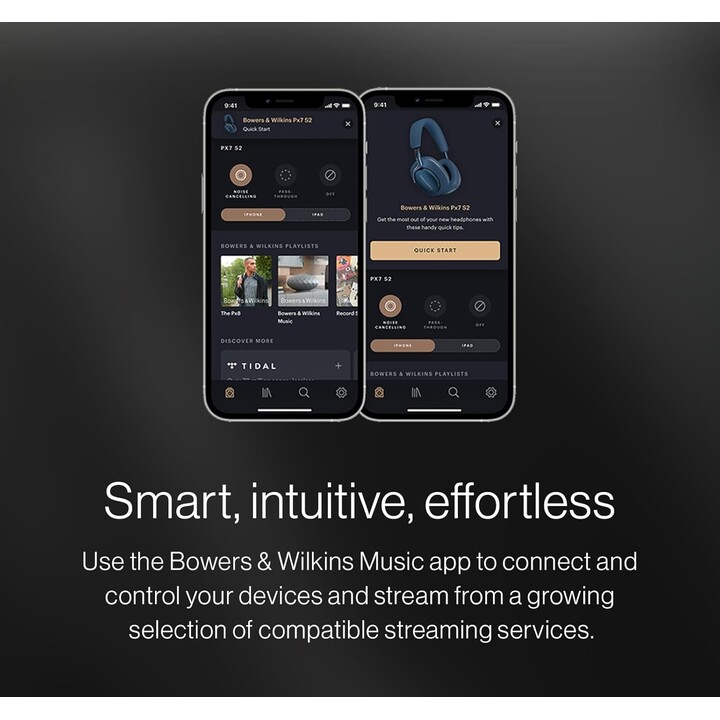 Fones de ouvido sem fio Bowers and Wilkins Px7 S2e preto antracite (fp44520)