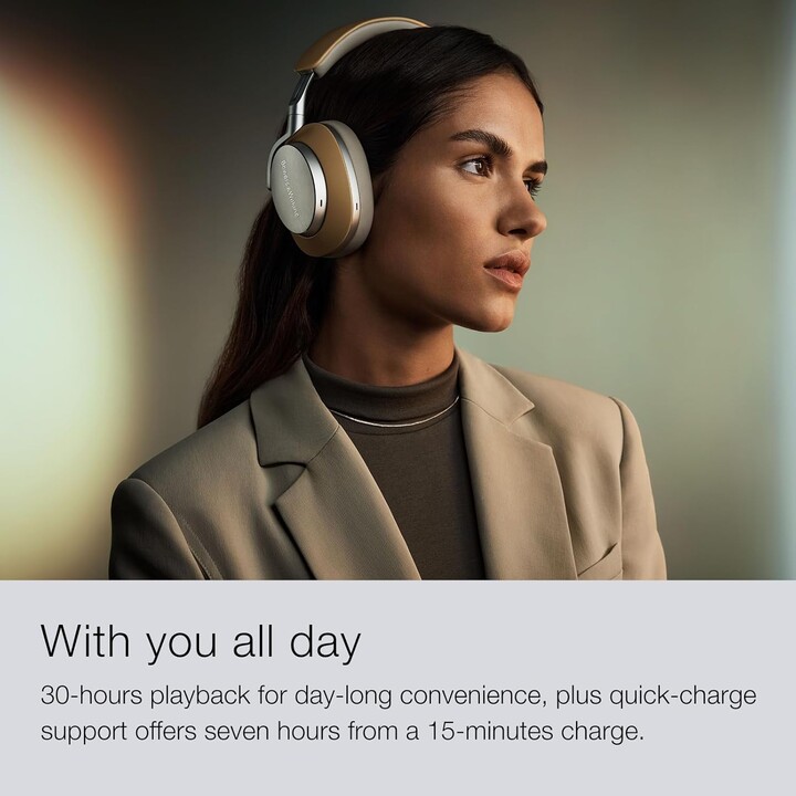 Fones de ouvido Bowers and Wilkins Px8 Inalambricos Tan