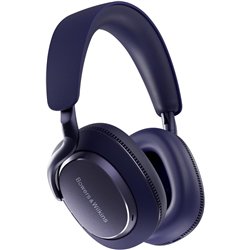 Fones de ouvido sem fio Bowers & Wilkins Px7 S3 com faixa para música USB tipo C Bluetooth azul
