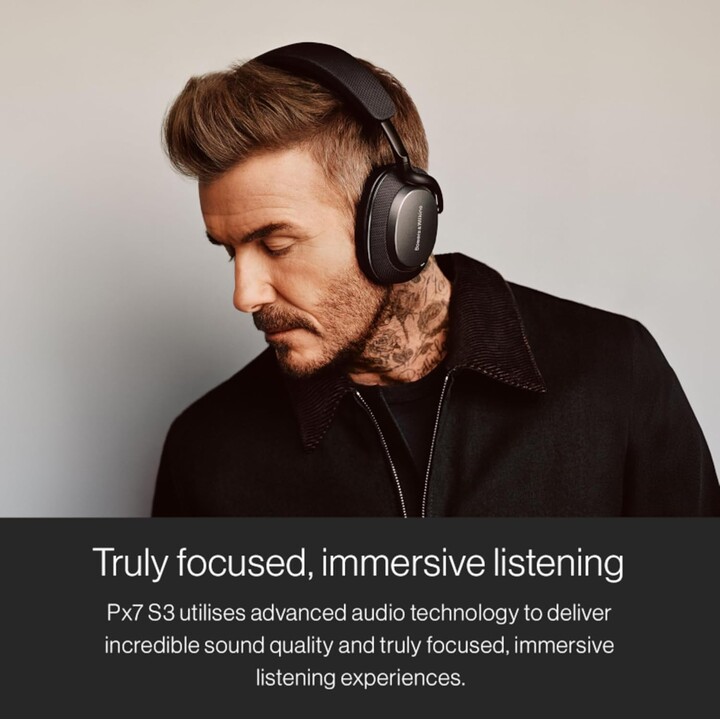 Bowers & Wilkins Px7 S3 Kabellose Kopfhörer (Kopfhörer, Musik, USB Typ C, Bluetooth, Blau)