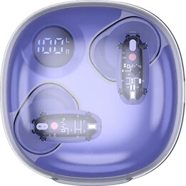 Mars Gaming MHIB2 Bluetooth Headphones with Charging Case/ 7h Battery Life/ Purple