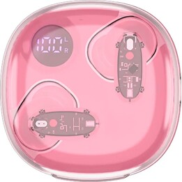 Casque Bluetooth Mars Gaming MHIB2 avec étui de chargement/Autonomie 7 h/Rose