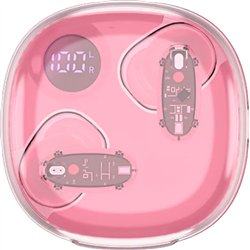 Mars Gaming MHIB2 Bluetooth Headphones with Charging Case/ 7h Battery Life/ Pink