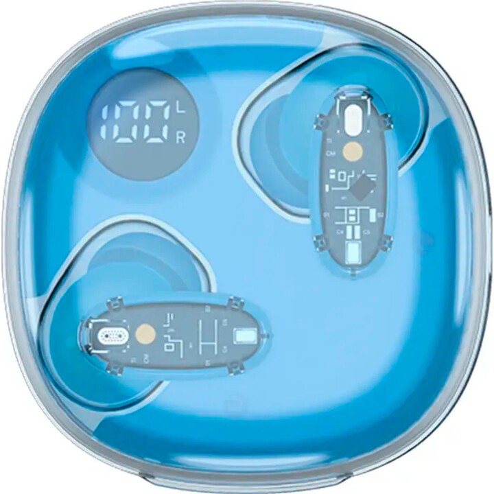 Mars Gaming MHIB2 Bluetooth-Kopfhörer mit Ladeetui/ 7h Akkulaufzeit/ Blau