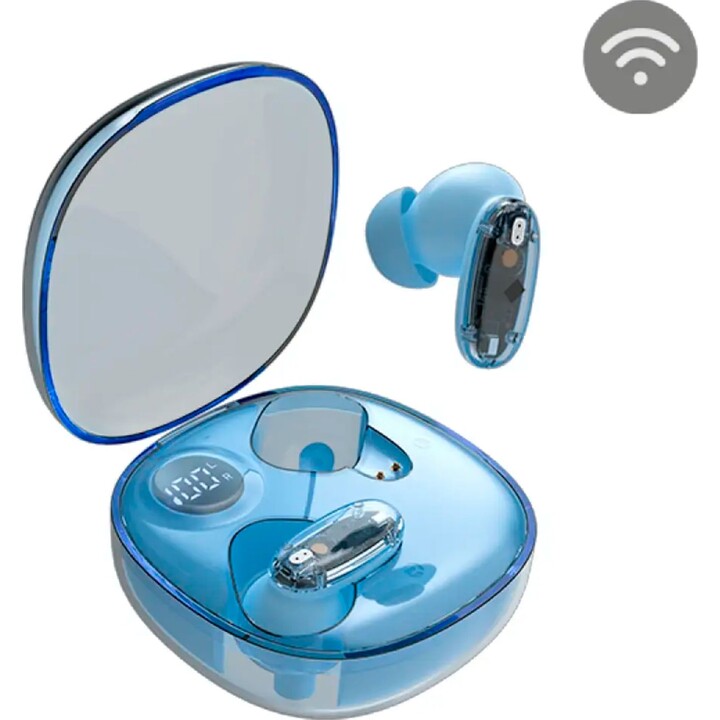 Mars Gaming MHIB2 Bluetooth-Kopfhörer mit Ladeetui/ 7h Akkulaufzeit/ Blau
