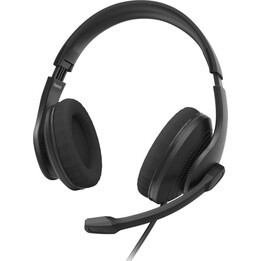Hama Headset HS-USB300 V2 USB Estero Cable 2m Black